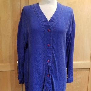 Vintage Bruno 100% Silk Night Shirt